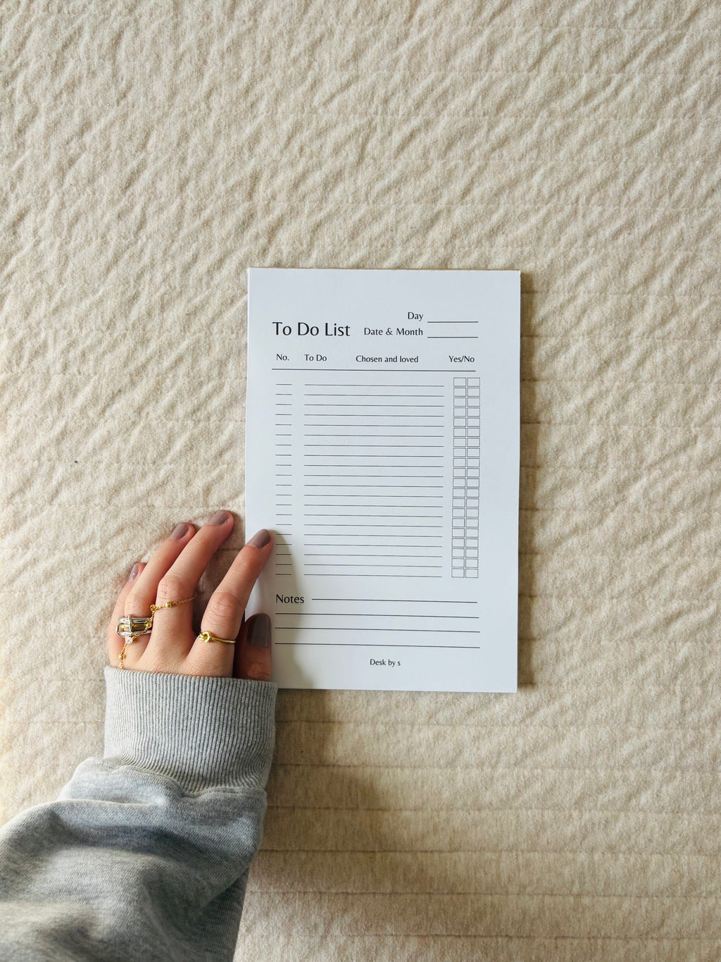 To do list pad