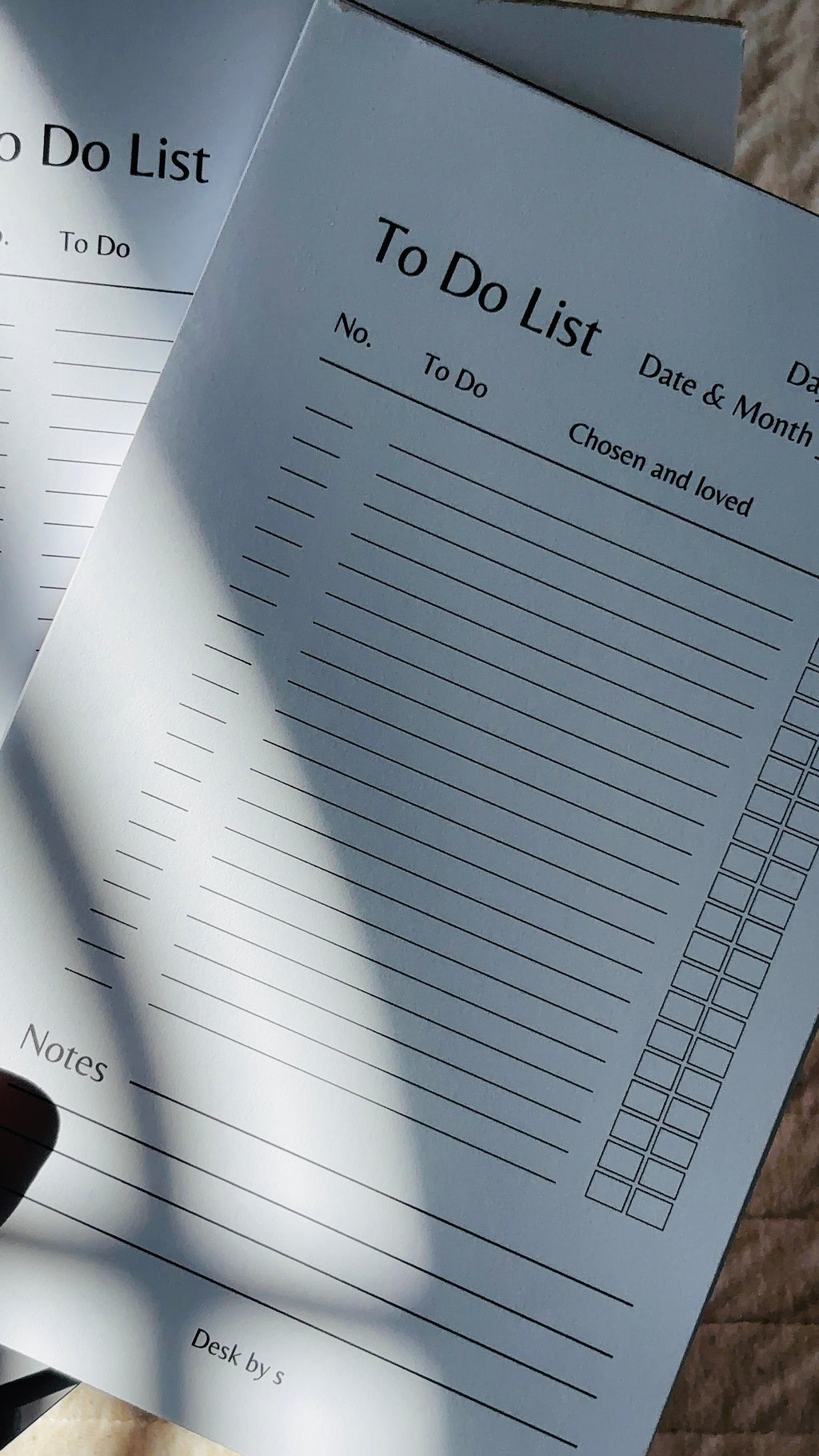 To do list pad